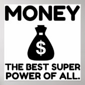 Money Super Power Poster (Voorkant)