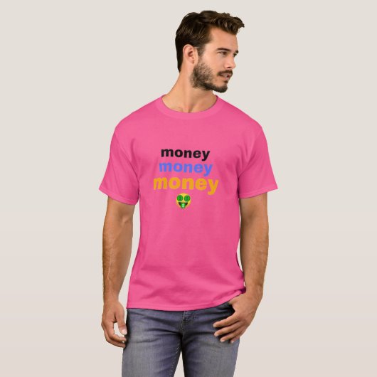 Money Talks – Vet en Stijlvol T-shirt voor Hustler (Voorkant volledig)