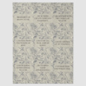 Money Themed Affirmation Motivational Empowering  Tissuepapier (Voorkant)