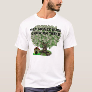 money_tree5, ZIE GELD GROEI OP BOMEN T-shirt