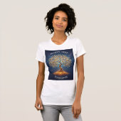 Money Tree Blessings — Abundance Frequency  T-shirt (Voorkant volledig)