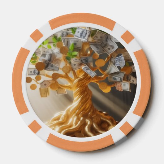 Money Tree  Poker Chips (Achterkant)