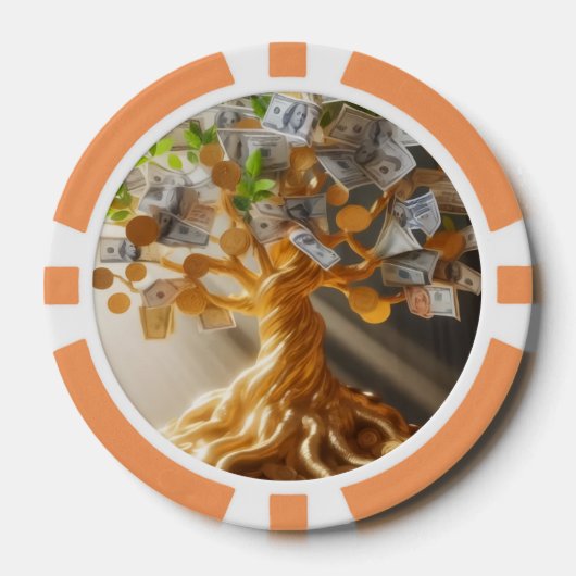 Money Tree  Poker Chips (Voorkant)