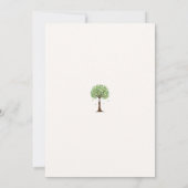 Money Tree Thema Community Gift Drop Bruiloft Kaart (Achterkant)