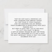 Money Tree/Wishing Well Invitation Insert Feestdagenkaart (Voorkant)