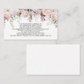 Money Tree/Wishing Well Invitation Insert Informatiekaartje (Voorkant / Achterkant)