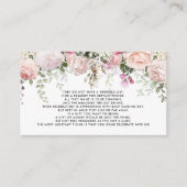 Money Tree/Wishing Well Invitation Insert Informatiekaartje (Voorkant)