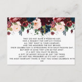 Money Tree/Wishing Well Invitation Insert Informatiekaartje (Voorkant)