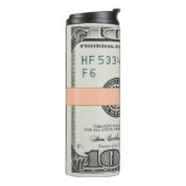 Money Tumbler Thermosbeker (Gedraaid links)