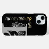 MONEYMAKER iPhone hoesjes Trend Abstract Zwart Wit (Achterkant (horizontaal))
