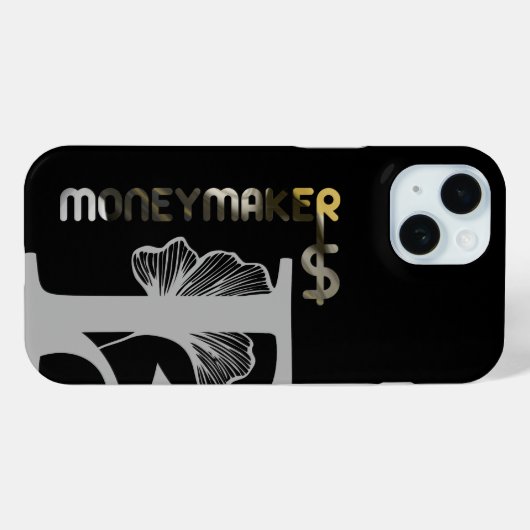 MONEYMAKER iPhone hoesjes Trend Abstract Zwart Wit (Achterkant (horizontaal))
