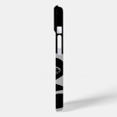 MONEYMAKER iPhone hoesjes Trend Abstract Zwart Wit (Achterkant / Links)