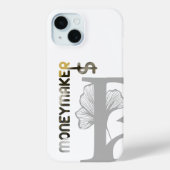 MONEYMAKER iPhone hoesjes Trend Abstract Zwart Wit (Achterkant)
