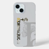 MONEYMAKER iPhone hoesjes Trend Abstract Zwart Wit (Achterkant)