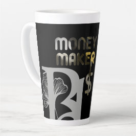 MONEYMAKER Latte Mok Abstract interieur Home Zwart