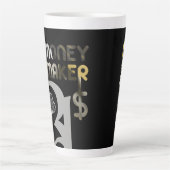 MONEYMAKER Latte Mok Abstract interieur Home Zwart (Voorkant)