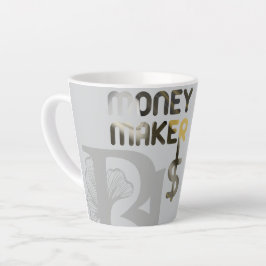 MONEYMAKER Latte Mok Abstract interieur Home Zwart