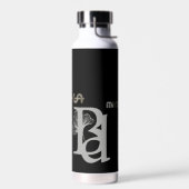 MONEYMAKER Waterfles Trend Abstract Zwart Goud (Links)