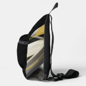 MONEYMAKER Zwarte Sling Bag Trend Abstract (Rechts)