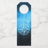 Mongmonogram van het embleem van de Compass-ster i Flessenhanger (Voorkant)