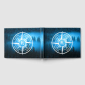 Mongmonogram van het embleem van de Compass-ster i Gastenboek (Volledig)