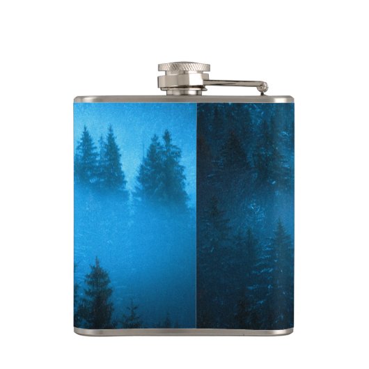 Mongmonogram van het embleem van de Compass-ster i Heupfles (Achterkant)