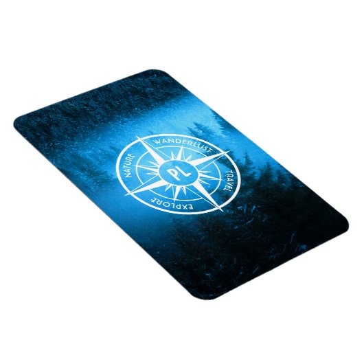 Mongmonogram van het embleem van de Compass-ster i Magneet (Rechterzijde)