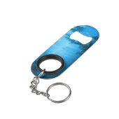 Mongmonogram van het embleem van de Compass-ster i Mini Flessenopener (Achterkant Gekanteld)