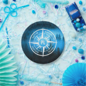 Mongmonogram van het embleem van de Compass-ster i Papieren Bordje (Feest)