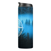 Mongmonogram van het embleem van de Compass-ster i Thermosbeker (Geroteerd rechts)