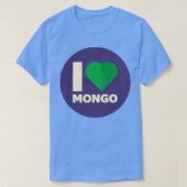 MongoDB I Love Mongo T-shirt (Design voorkant)