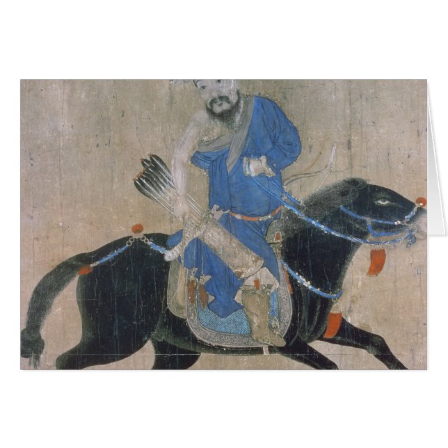 Mongol archer over horseback (Voorkant Horizontaal)