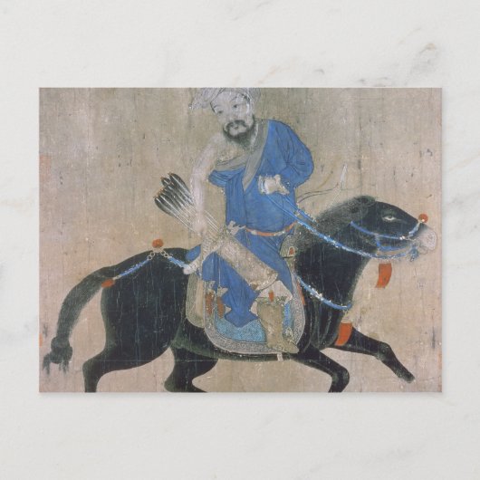 Mongol archer over horseback briefkaart (Voorkant)