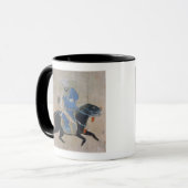 Mongol archer over horseback mok (Voorkant links)