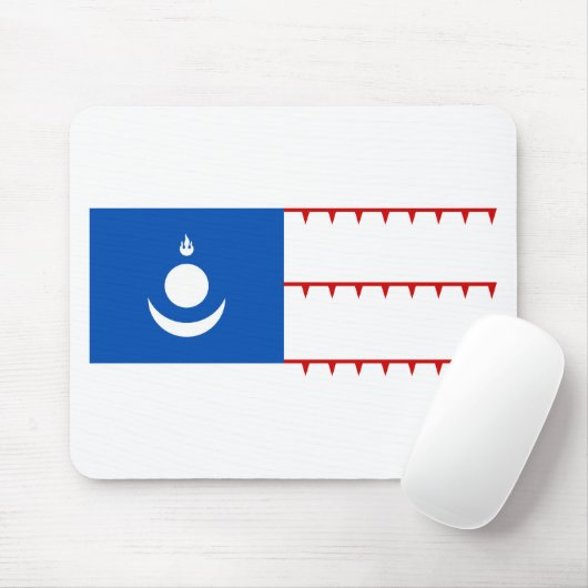 Mongol Empire Flag Muismat (Met muis)