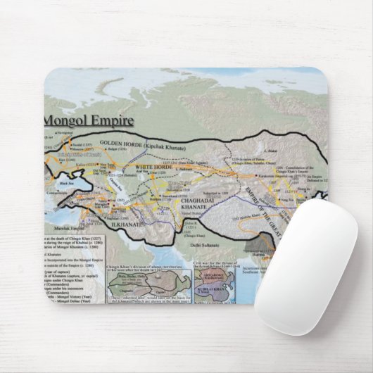 Mongol Empire Mousemat Muismat (Met muis)
