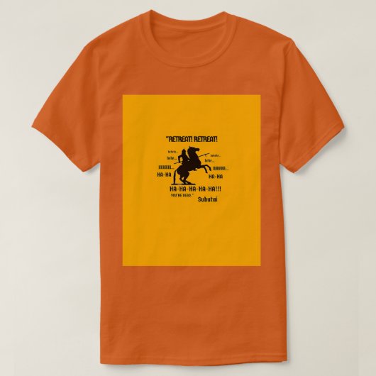 Mongol Empire Subutai Graphic 1 T-shirt (Design voorkant)