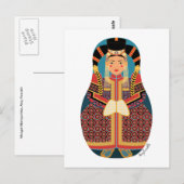 Mongol Matryoshka Briefkaart (Voorkant / Achterkant)