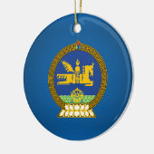 Mongol (Mongoliaans embleem) Keramisch Ornament (Links)