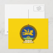 Mongol (Mongoolse) embleem Briefkaart (Voorkant / Achterkant)