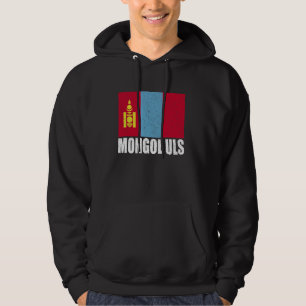 Mongol Uls Flag Grunge Souvenir Mongolië Hoodie