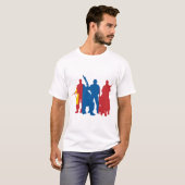 Mongolese militaire eenheden t-shirt (Voorkant volledig)