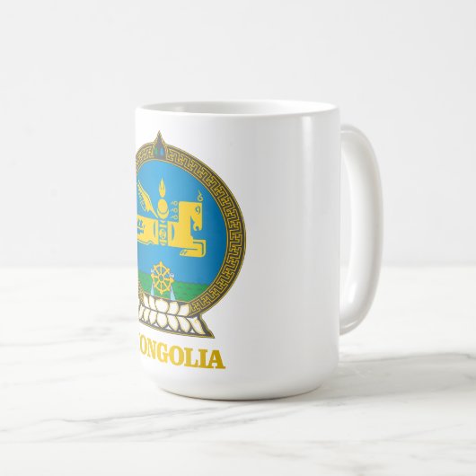 Mongolia COA Koffiemok (Voorkant rechts)