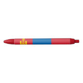 Mongolia Flag Blauwe Inkt Pen (Voorkant)