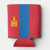 Mongolia Flag Blikjeskoeler (Achterkant)