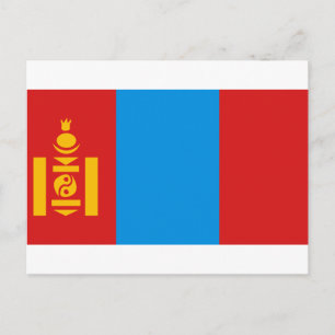 Mongolia Flag Briefkaart