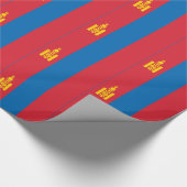 Mongolia Flag Cadeaupapier (Hoek)
