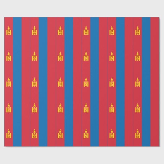 Mongolia Flag Cadeaupapier (Vlak)
