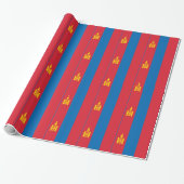 Mongolia Flag Cadeaupapier (Uitgerold)