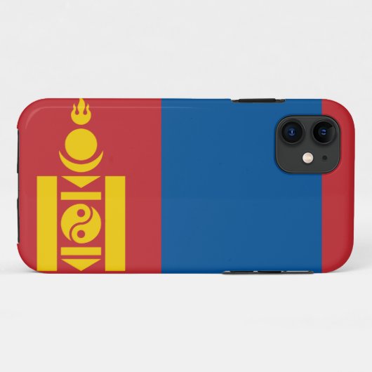 Mongolia Flag Case-Mate iPhone Case (Achterkant (horizontaal))